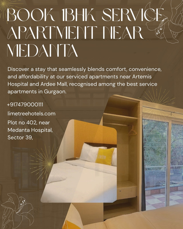 Book 1BHK Service Apartments