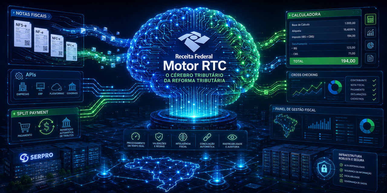 A Arquitetura do Motor RTC: como a Receita Federal está construindo o cérebro tributário do Brasil