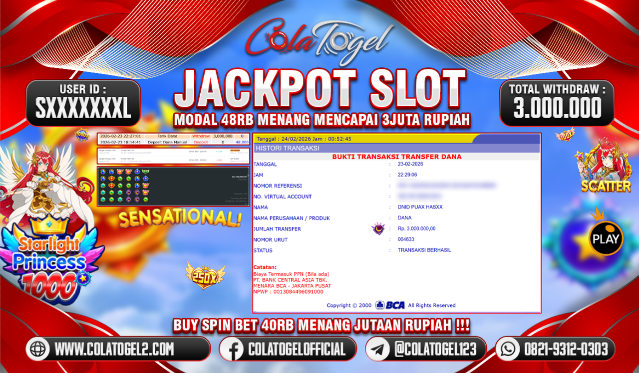 JACKPOT SLOT GACORR!!