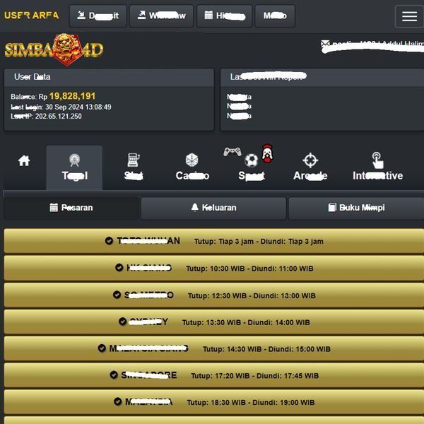 SIMBA4D | Pelopor Situs Toto Online Dengan Catatan Winrate Tergacor Hari ini