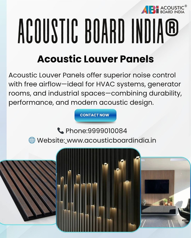 Acoustic Board India Acoustic Louver Panels