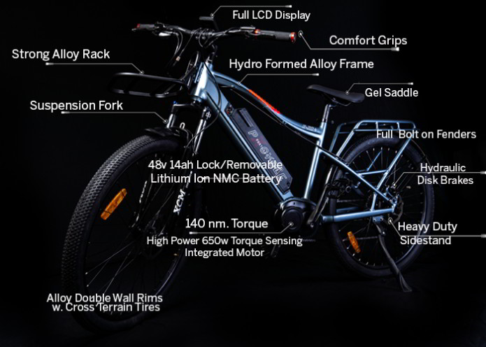 Mountain eBike pXcycle Caratteristiche Tecniche Prezzo.
