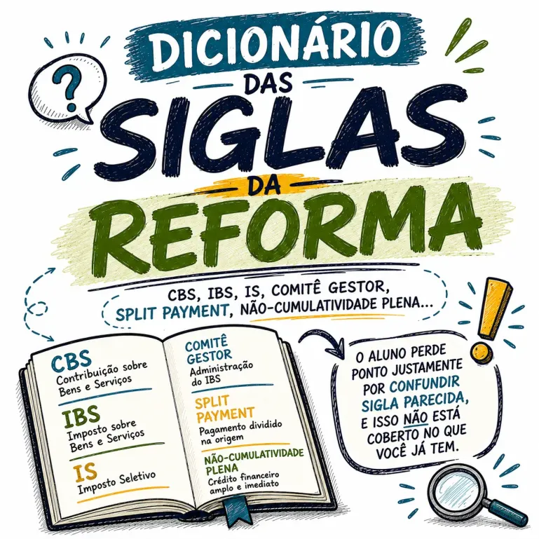 Mockup do Bônus 5 Dicionário das Siglas e Fontes Oficiais