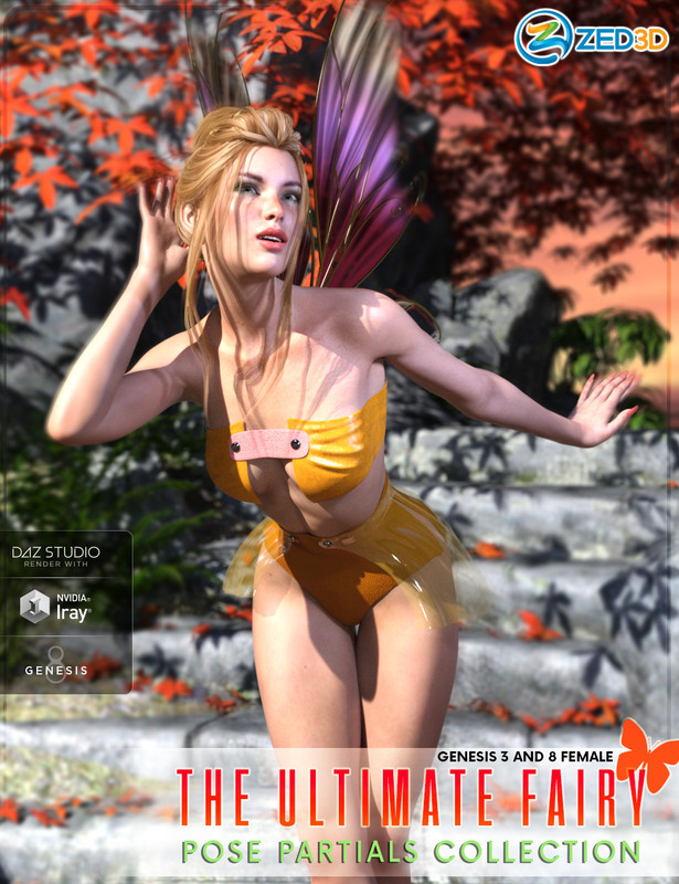 Z Ultimate Fairy Pose Collection for Genesis 3 and 8 Female