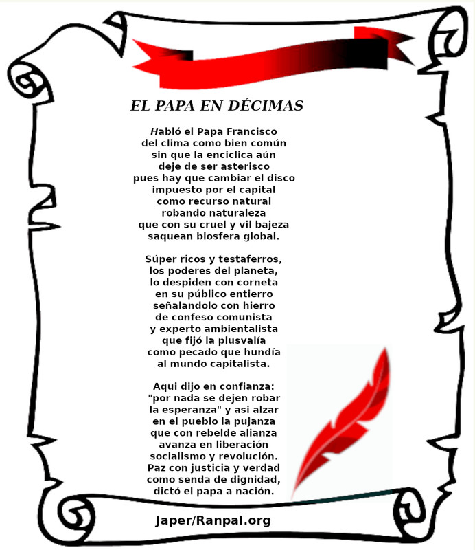 1.EL PAPA EN DÈCIMAS