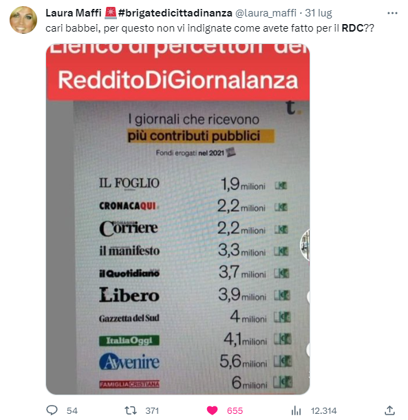 vignetta divertente