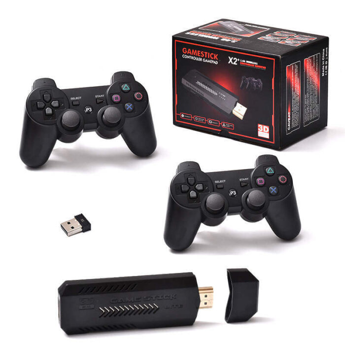 Game Stick HDMI con dos mandos inalámbricos