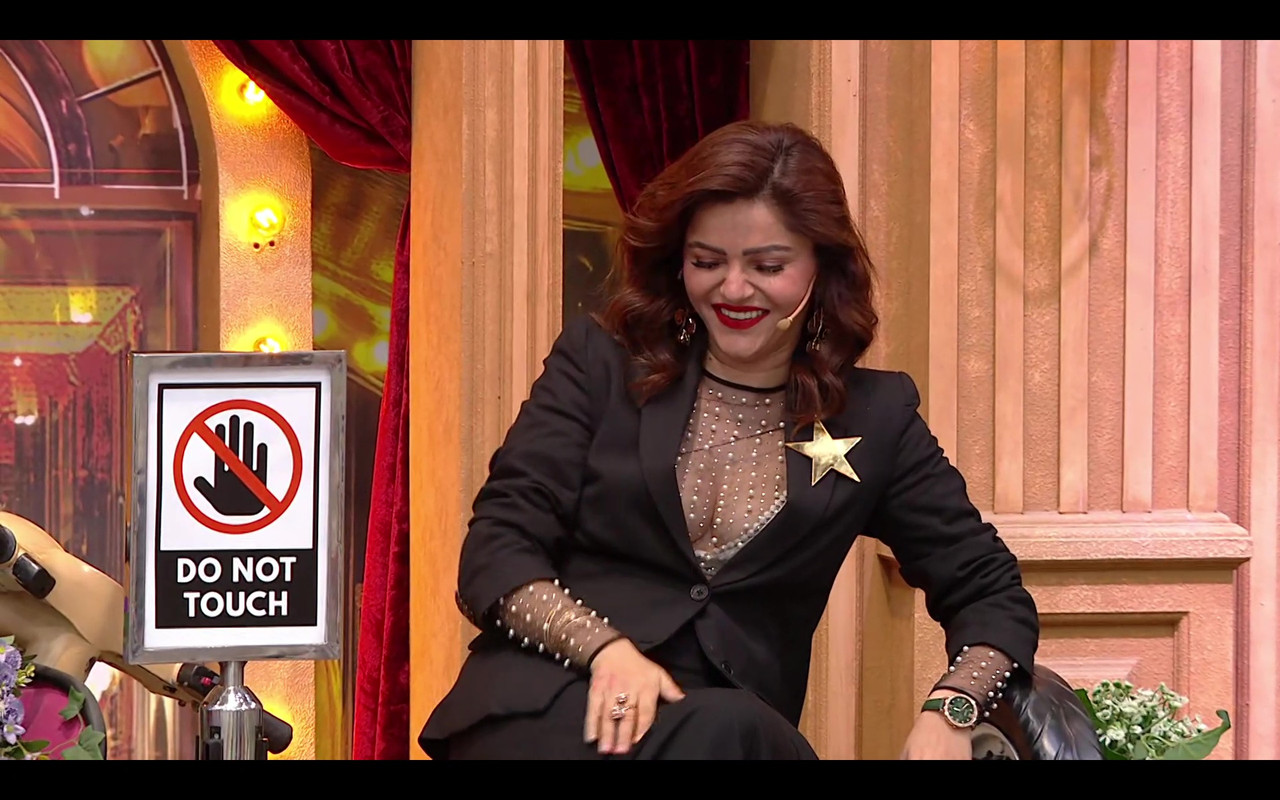 Rubina Tilak Hottest Ever Milky Boobs Cleavage Seduction in Transparent Top