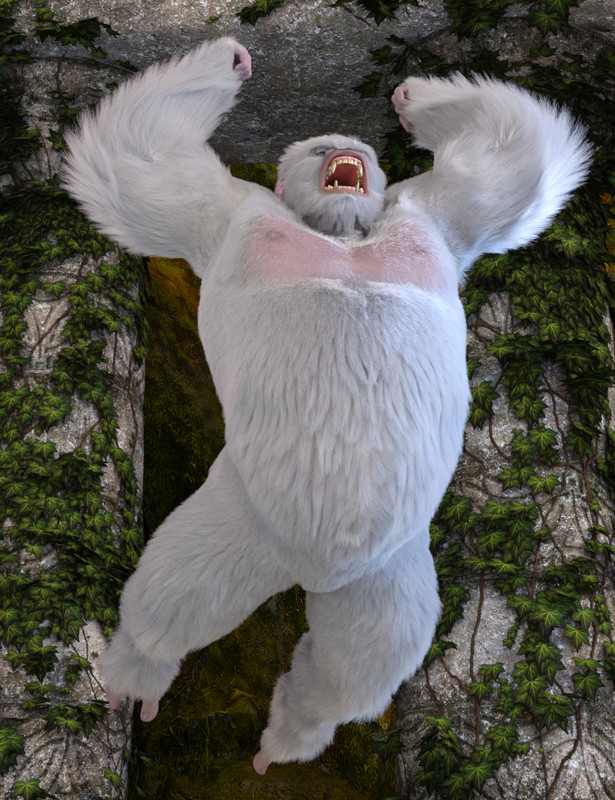 white king poses for gorilla for genesis 8 male 00 main daz3d