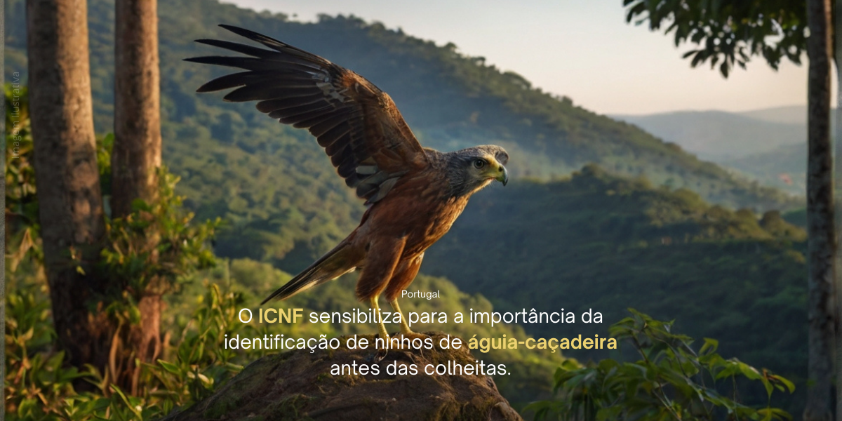 ICNF INFORMA SOBRE A IMPORTÂNCIA DA IDENTIFICAÇÃO DE NINHOS DE ÁGUIA-CAÇADEIRA