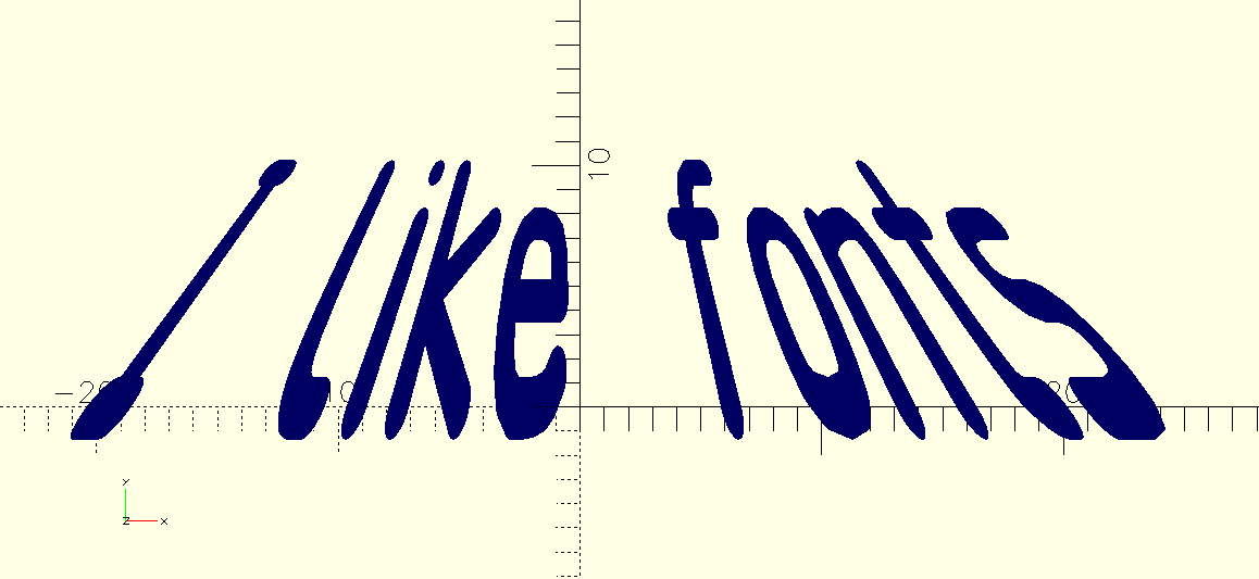 I like fonts