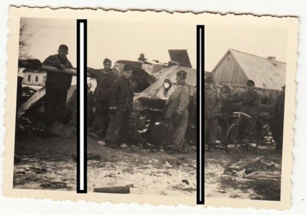 Beute Panzer, russisches Sturmgeschütz , Januar 1944