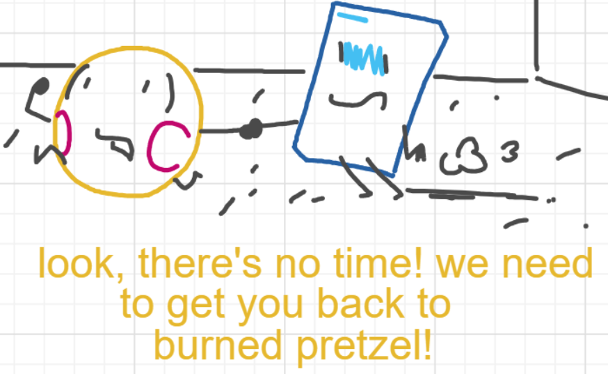 A panel from The Prime Number Few, episode eight of the Board Boards object show by Furretwalk/WalkingFurret.