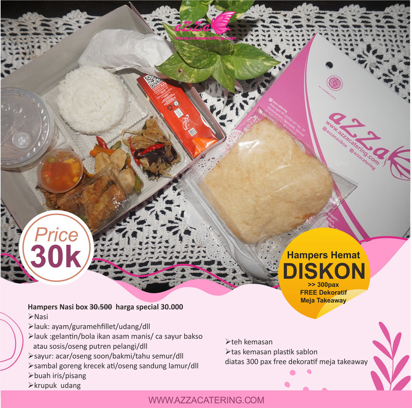 Paket Hemat Catering Hampers Nasi Box Masa PPKM
