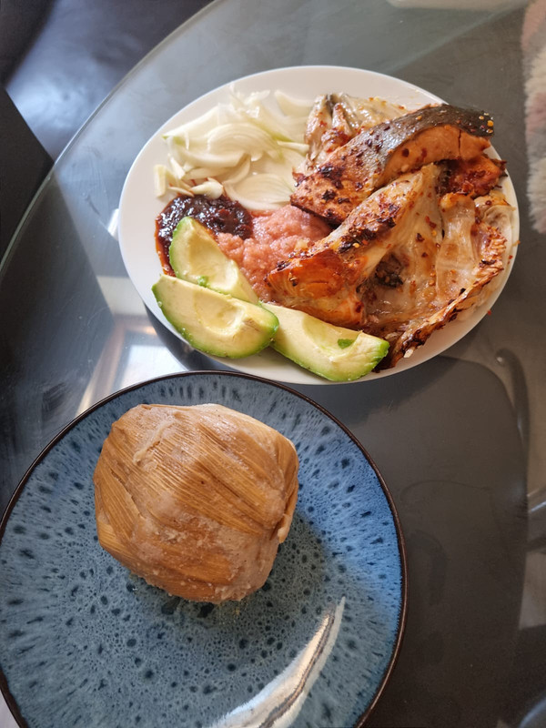 Kenkey with Chilli Peppers