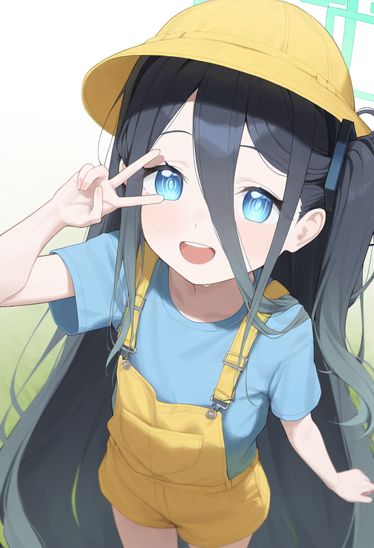 1girl, aris (blue archive), blue archive, aged down, little child, healthyman, f s-1083582267