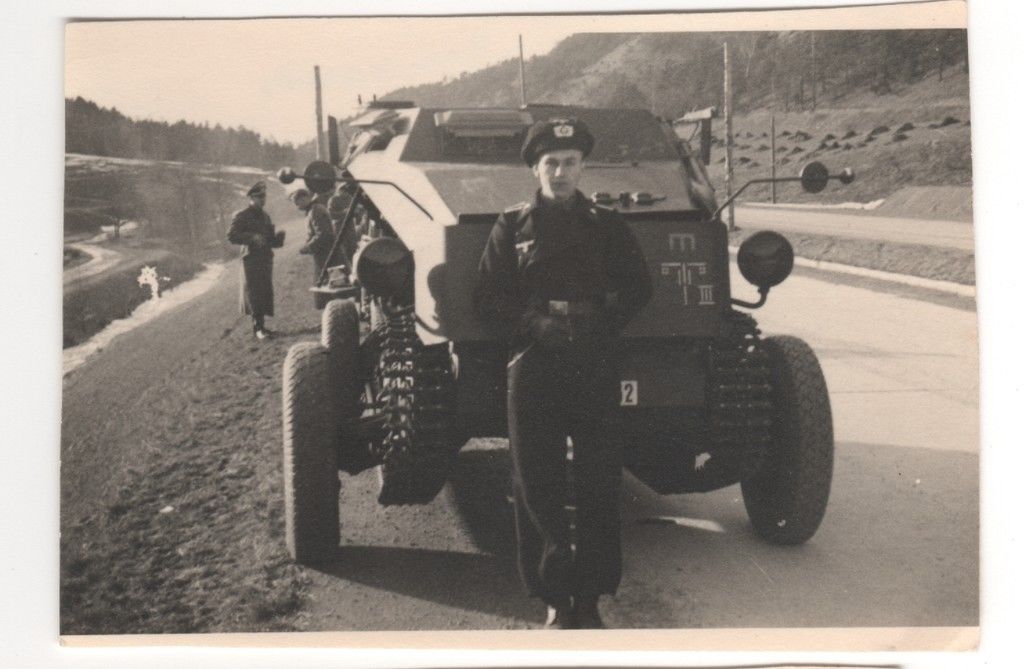 FOTO 2.WK WH SDKFZ 254 PANZERSPÄHWAGEN ART.REG 9