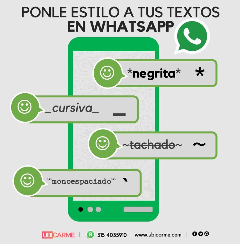 Cómo poner cursiva en WhatsApp