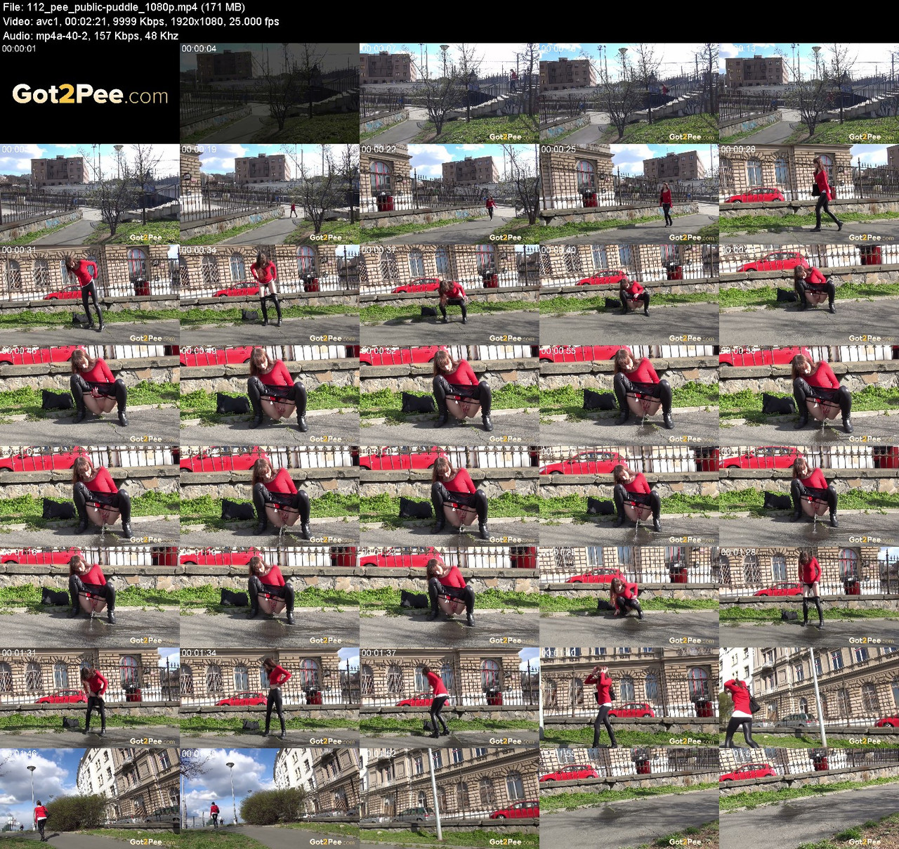 112 pee public puddle 1080p
