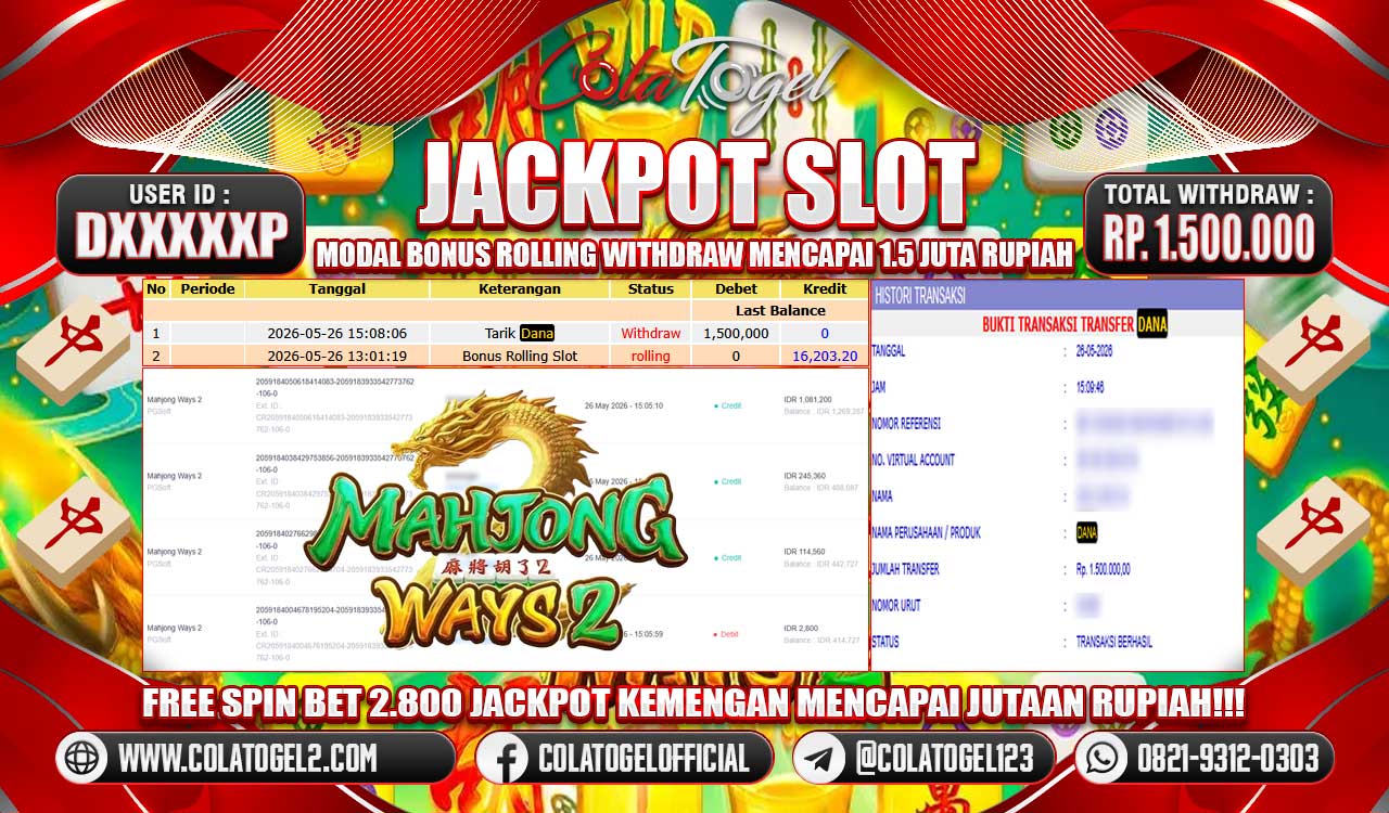JACKPOT SLOT GACOR!!