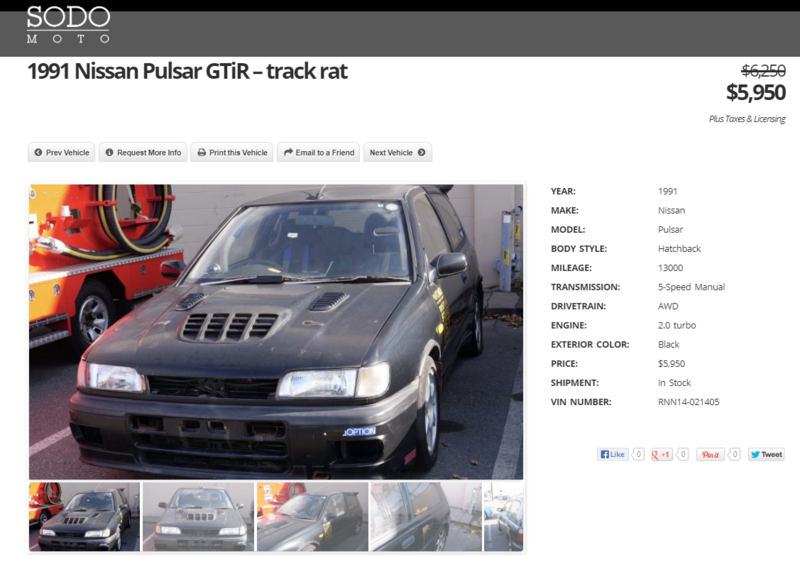 Track Rat - '91 Pulsar  Capture