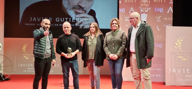 PREMIO HONORÍFICO MOSTRA DE CURTAS DE NOIA 2023 PARA JAVIER GUTIÉRREZ