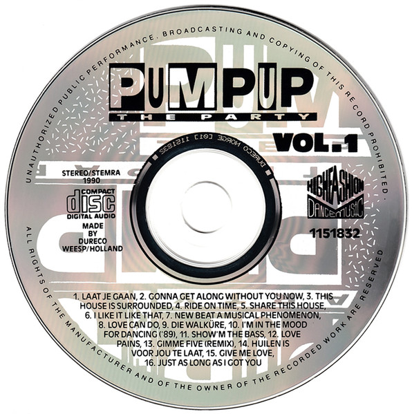 28/02/2023 - Various – Pump Up The Party Vol. 1  (CD, Compilation)(High Fashion Music – 1151832)  1990  (FLAC) R-1322188-1614946167-4264