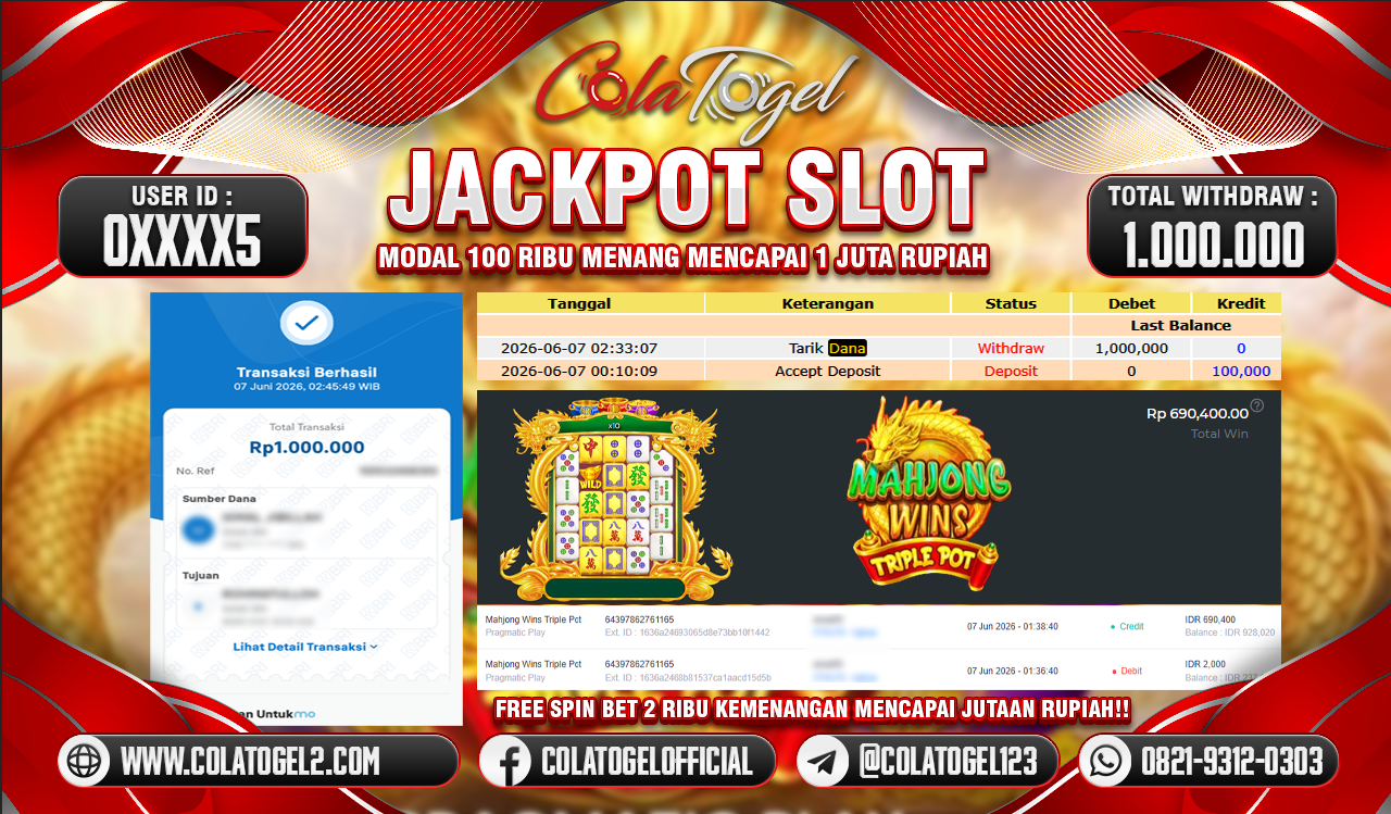 JACKPOT SLOT GACOR!!