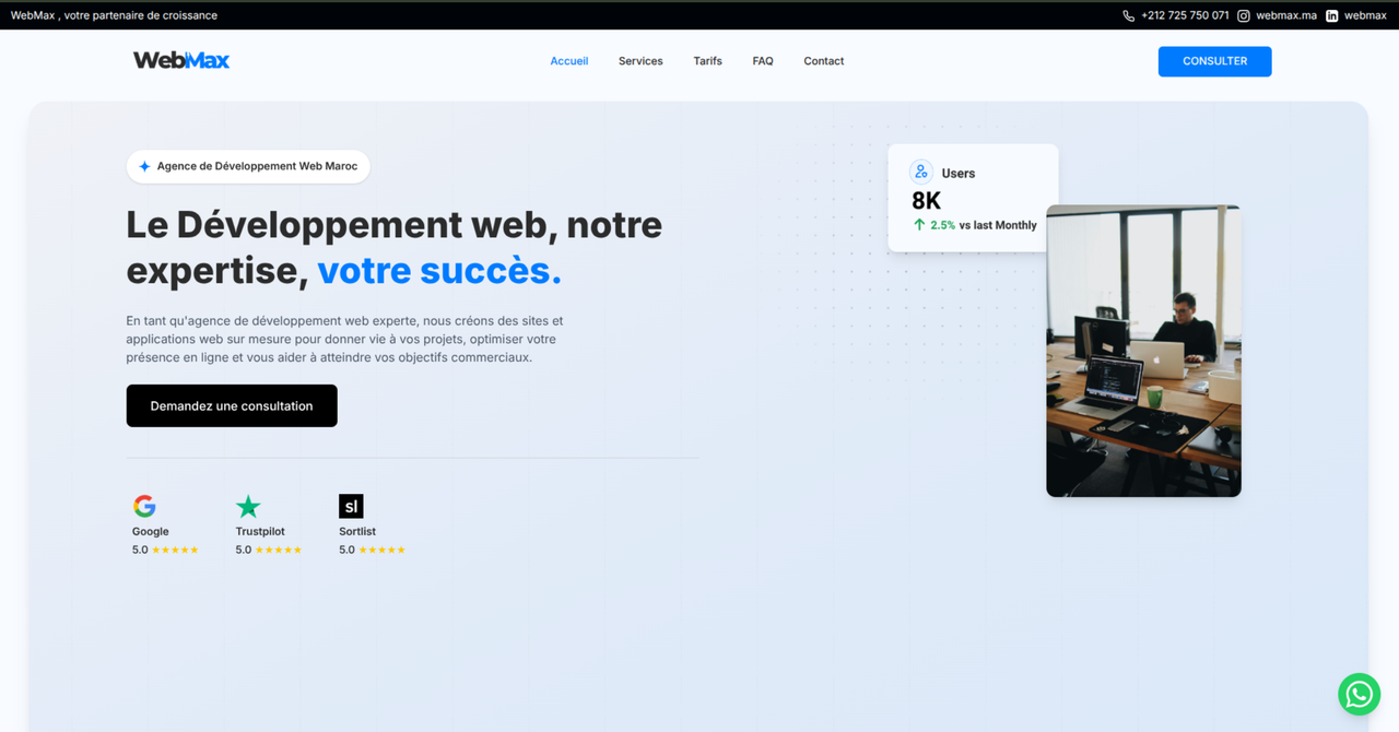 Webmax preview