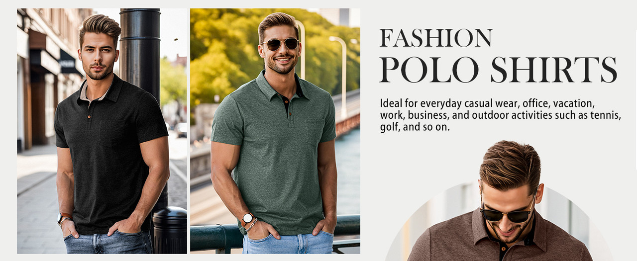Men's Polo Shirt - Front View