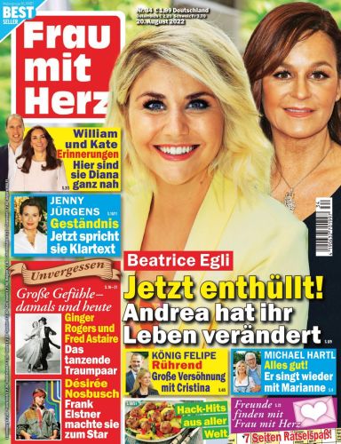 Cover: Frau mit Herz Magazin No 34 vom 20  August 2022