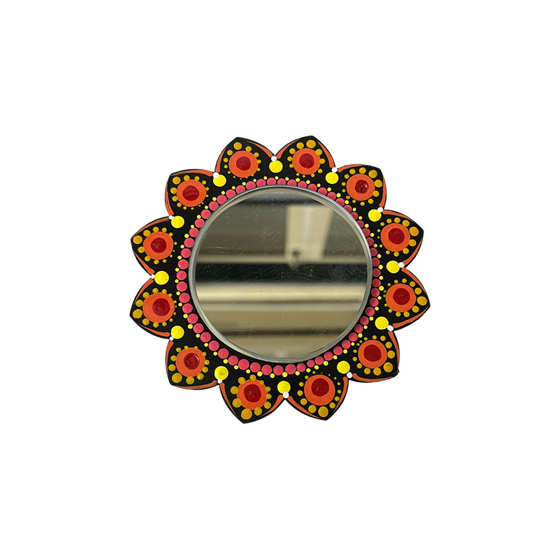 Penkraft Unique designed Hand Mirror Pattern-6