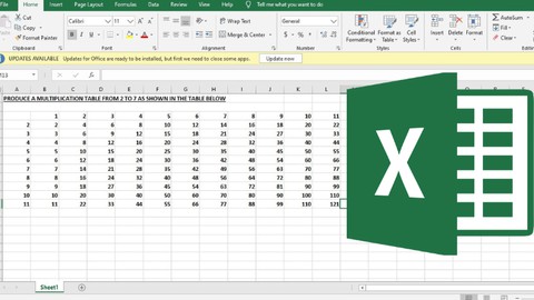 Learn Microsoft Excel from beginner to pro