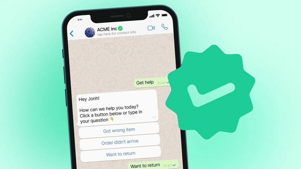 Esto debes hacer en WhatsApp Business para verificar tu cuenta de empresa