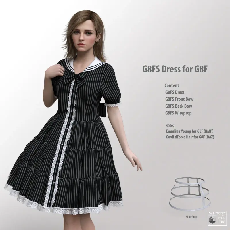 dForce G8FS Dress for G8F
