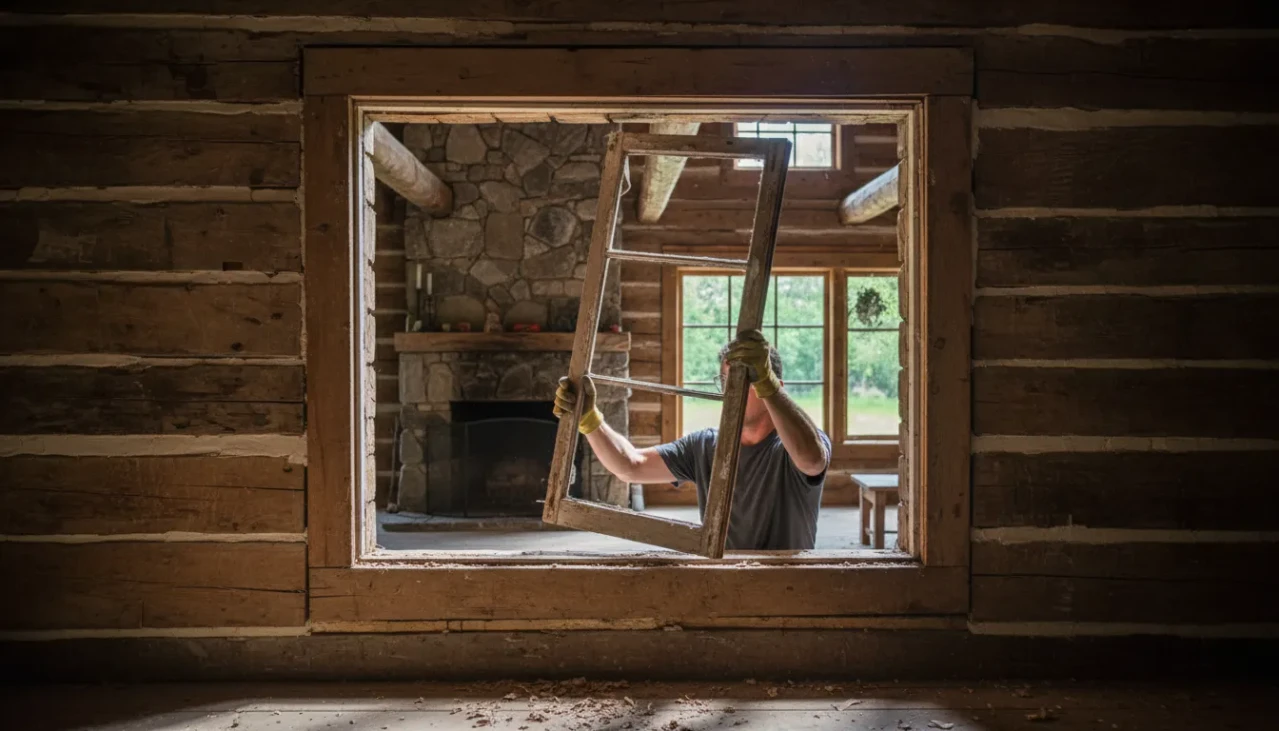demontazh-starogo-okna-v-srube-foto-3