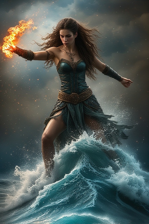 realistic-drawing-A-fierce-war-14