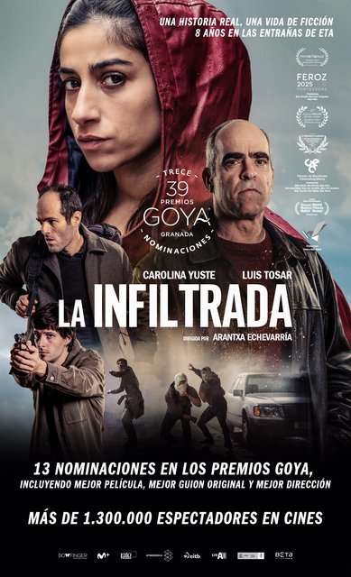 “LA INFILTRADA” FUE AYER LA SEGUNDA PELÍCULA MÁS VISTA EN CINES TRAS GANAR EL GOYA