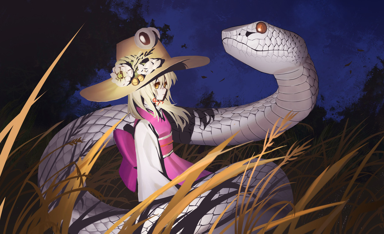 moriya-suwako-pyonta-and-mishaguji-touhou-drawn-by-iranon-new-iranon-3416edf8138ad271771cc8935199