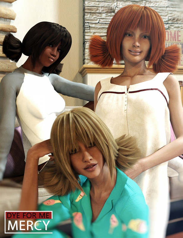 D4M Mercy Hair for Genesis 3 Female(s) D4M Mercy Hair for Genesis 3 Female(s)