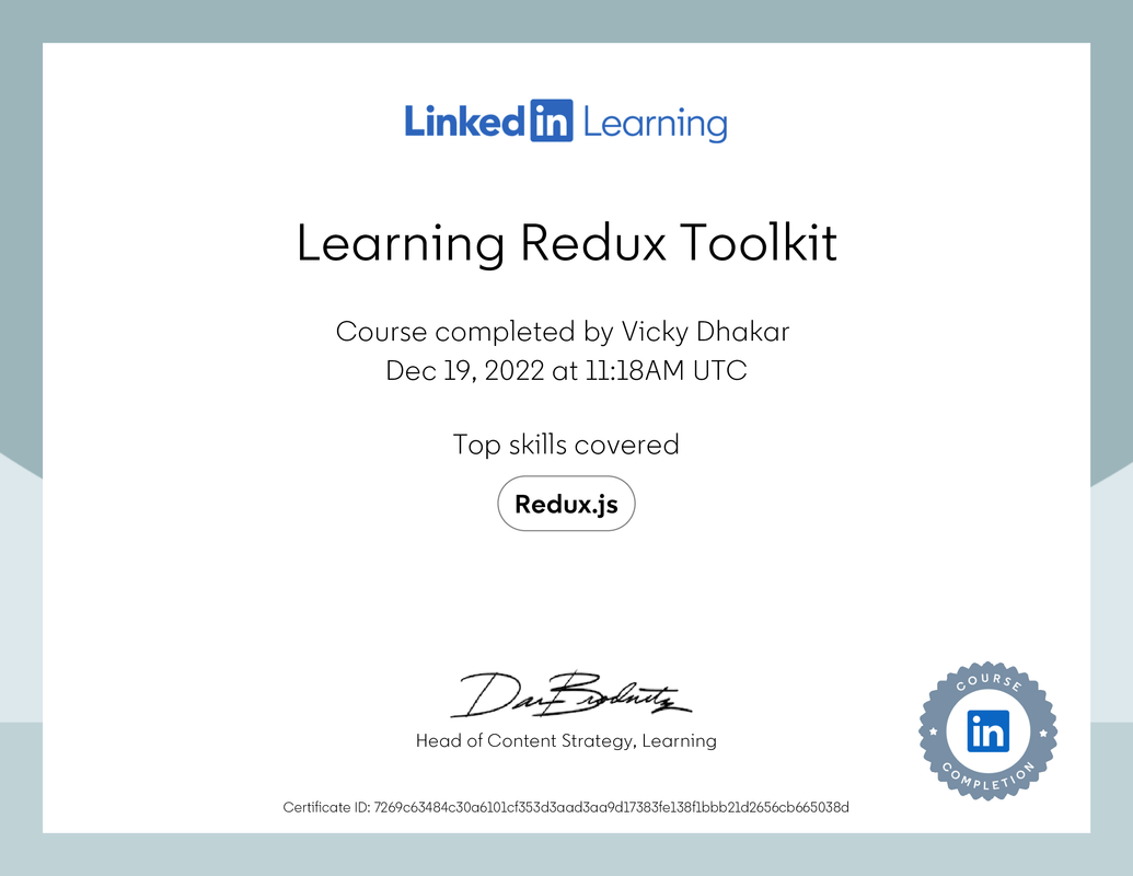 Learning Redux Toolkit (1)