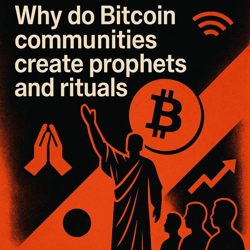 Why do Bitcoin communities create prophets and rituals