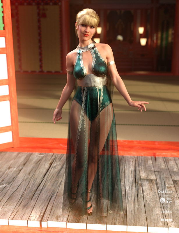 dForce Athiri Dress Set for Genesis 8 Female(s)