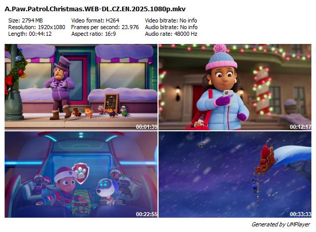 Tlapkova patrola slaví Vánoce / A Paw Patrol Christmas (2025