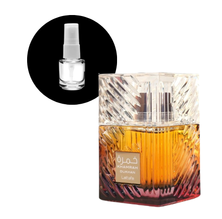 DECANTE LATTAFA KHAMRAH DUKHAN 5ML - imagem 1