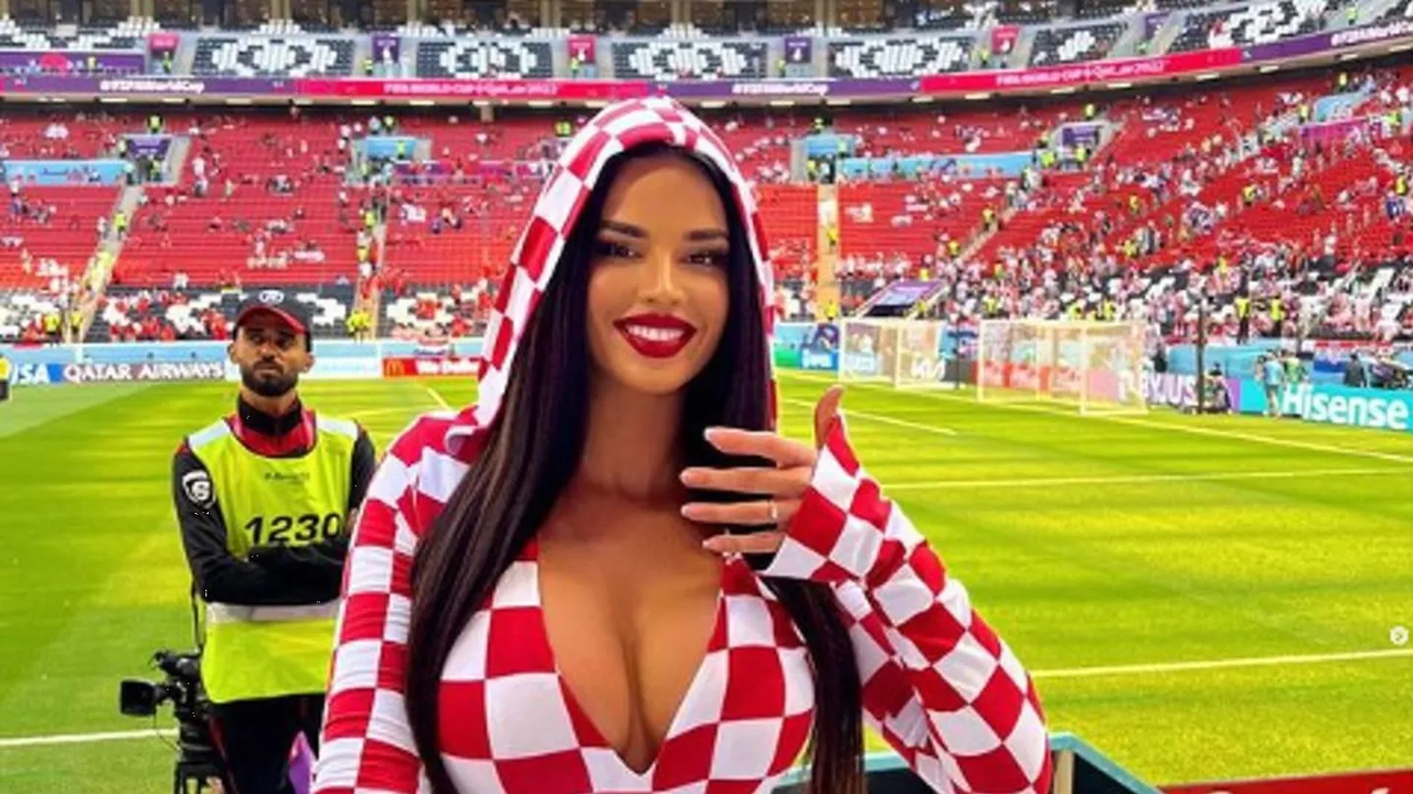 Critican a ex Miss Croacia por usar un diminuto vestido en Qatar 2022 
