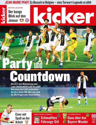 Cover: Kicker Sportmagazin No 98 vom 04  Dezember 2023