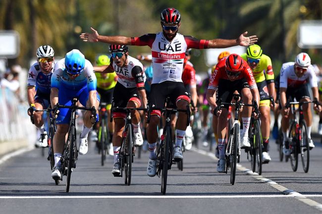 Fernando Gaviria vince a Matrah (foto: Getty Images)