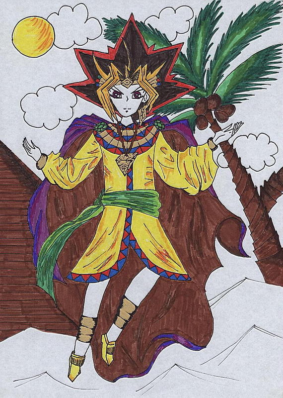 Hình vẽ Atemu (Yami Yugi) bộ YugiOh (vua trò chơi) - Page 2 1_Atemp_185
