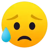 sad but relieved face people